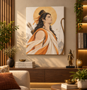 Veer Shri Ram Canvas | 16×20 Inch Premium Wall Art - X10