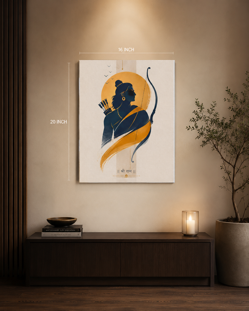 Maryada | The Divine Archer (16x20") - UCanvas-Wh-16X20